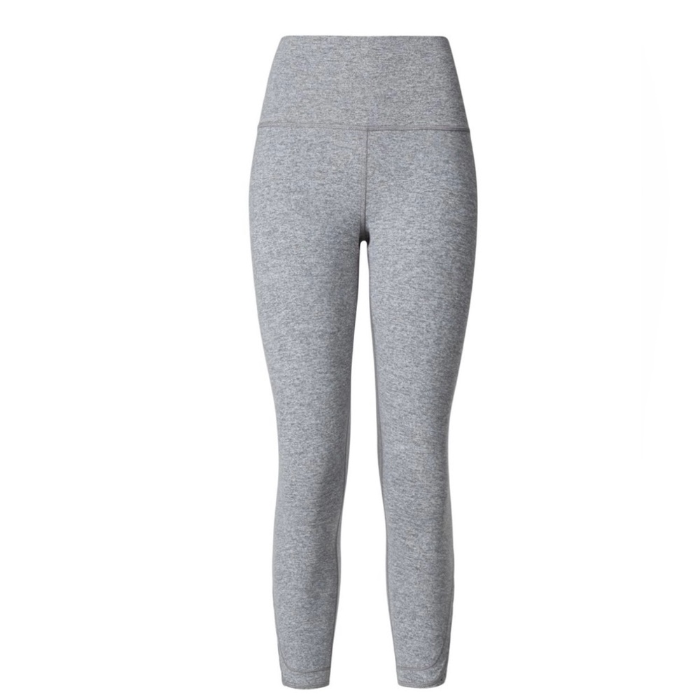 Lululemon Heather Gray Cropped Leggings